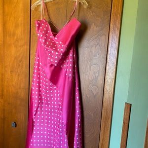 Custom pink dress